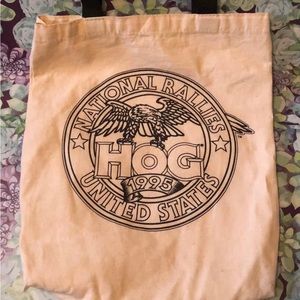 Good condition vintage 1995 Harley-Davidson “HOG” National Rallies Tote Bag